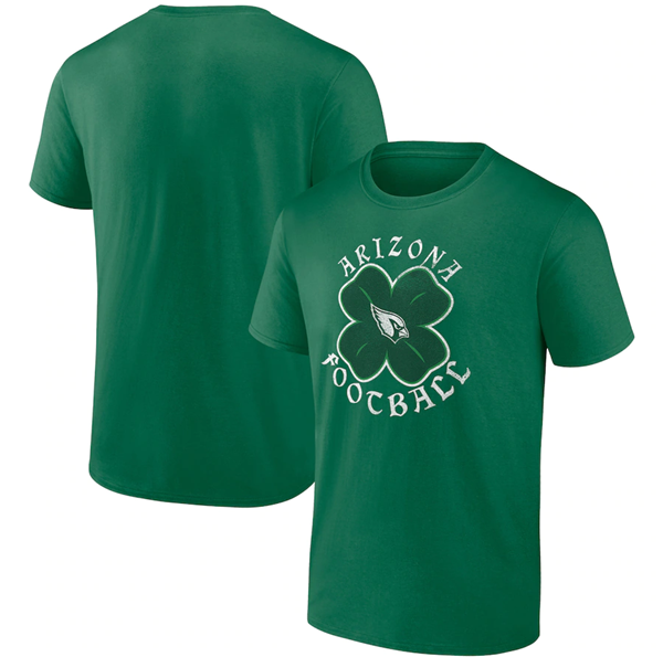 Men's Arizona Cardinals Kelly Green St. Patrick's Day Celtic T-Shirt Men's Arizona Cardinals Kelly Green St. Patrick's Day Celtic T-Shirt